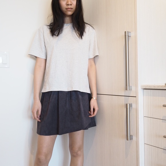 Wilfred Free Faux Suede Mini Skirt - Picture 2 of 8